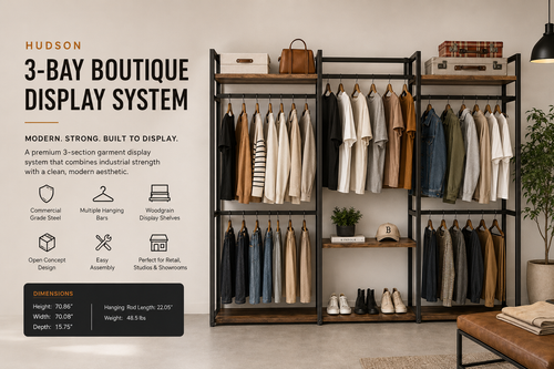 Hudson 3-Bay Boutique Display System