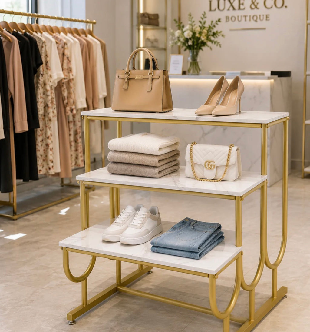 Monroe Luxe 3-Tier Display Table