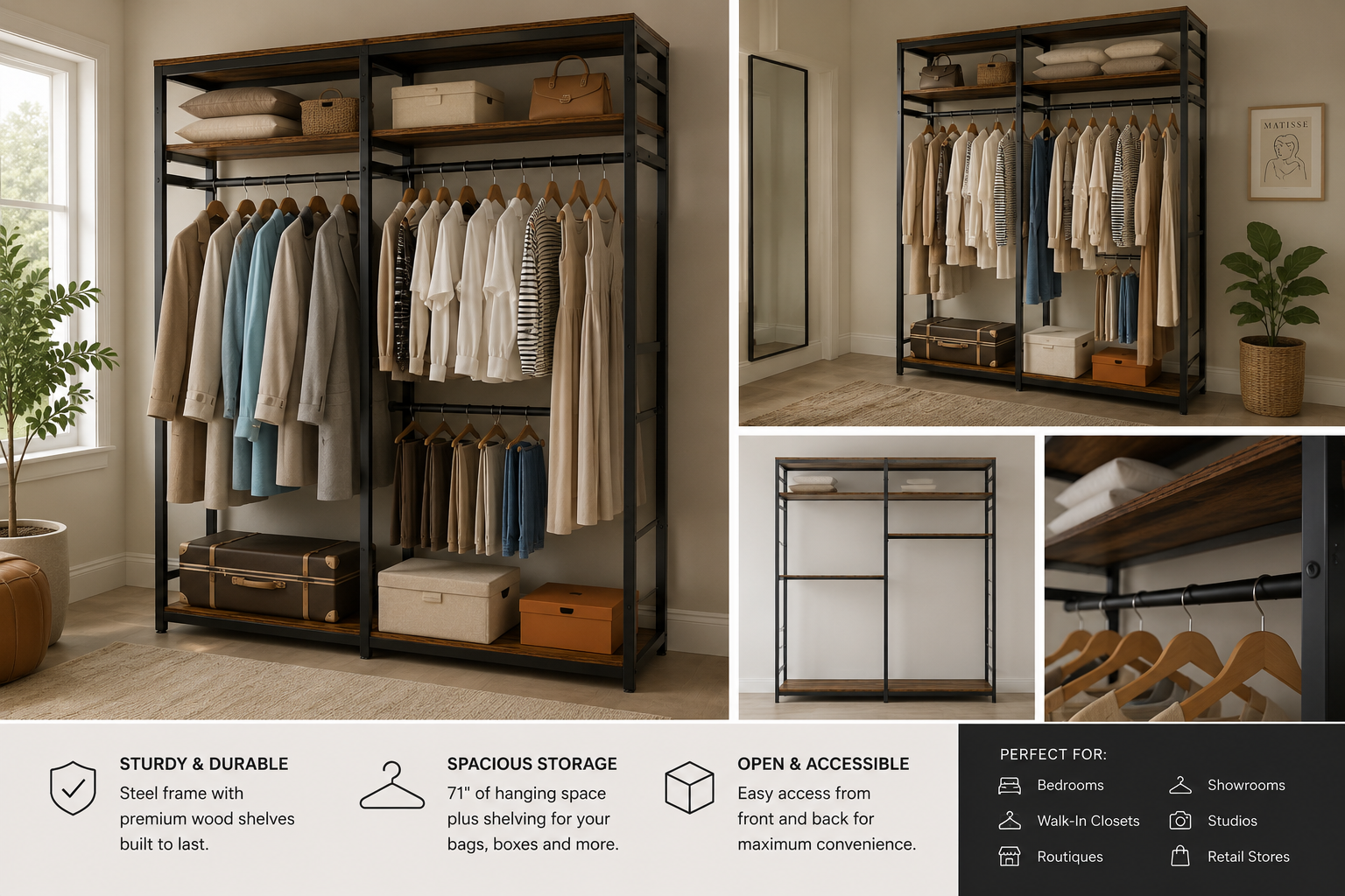 Hudson Boutique Garment Display System
