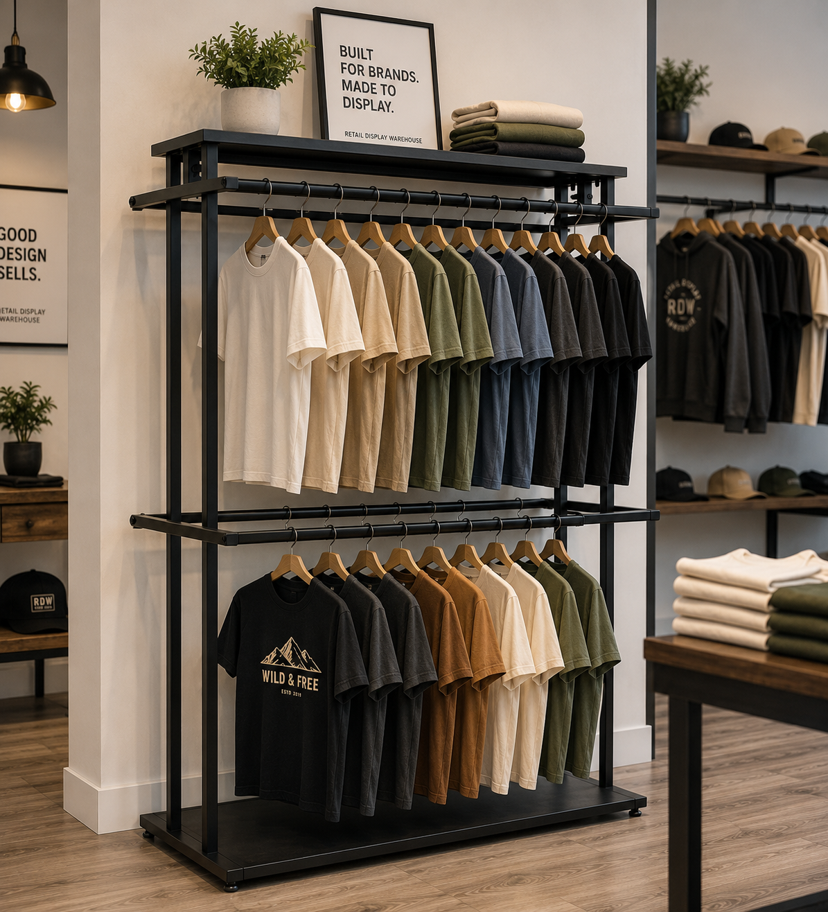 Mercer Retail Display Rack